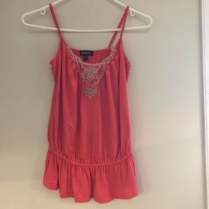 Bebe Coral tank top